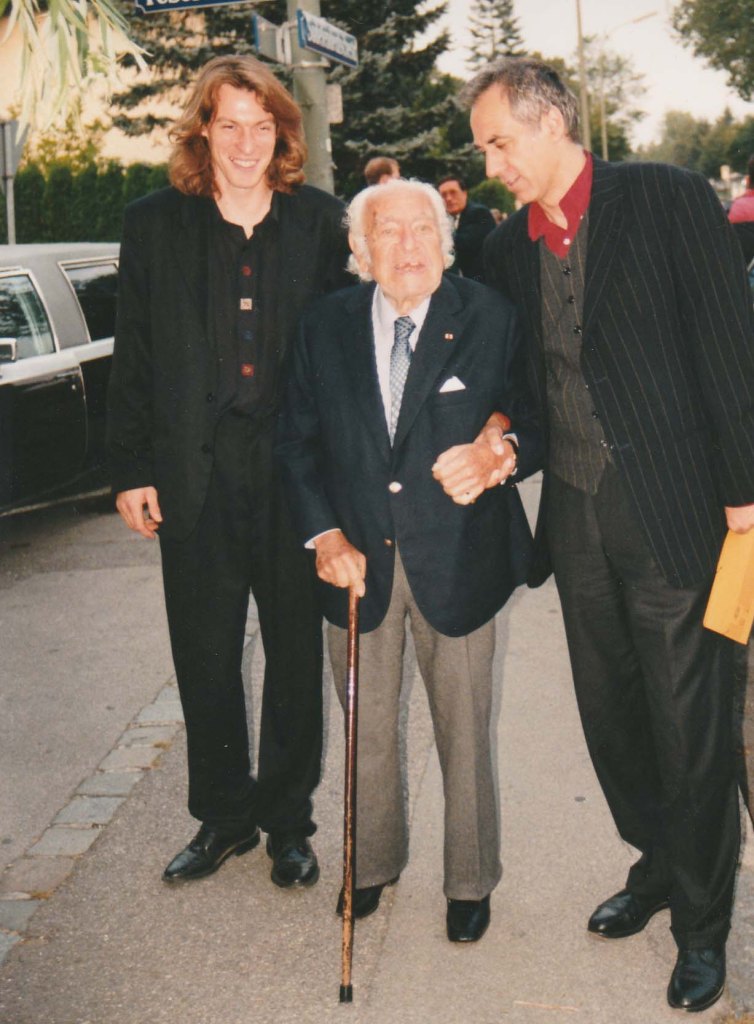 Max Colpet mit Frau und Bruno Jonas