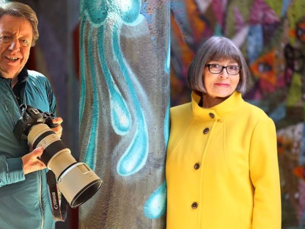 Mein Fotoshooting im Graffiti-Tunnel, mit „Stadtspaziergänger“ Sigi&nbsp;Müller