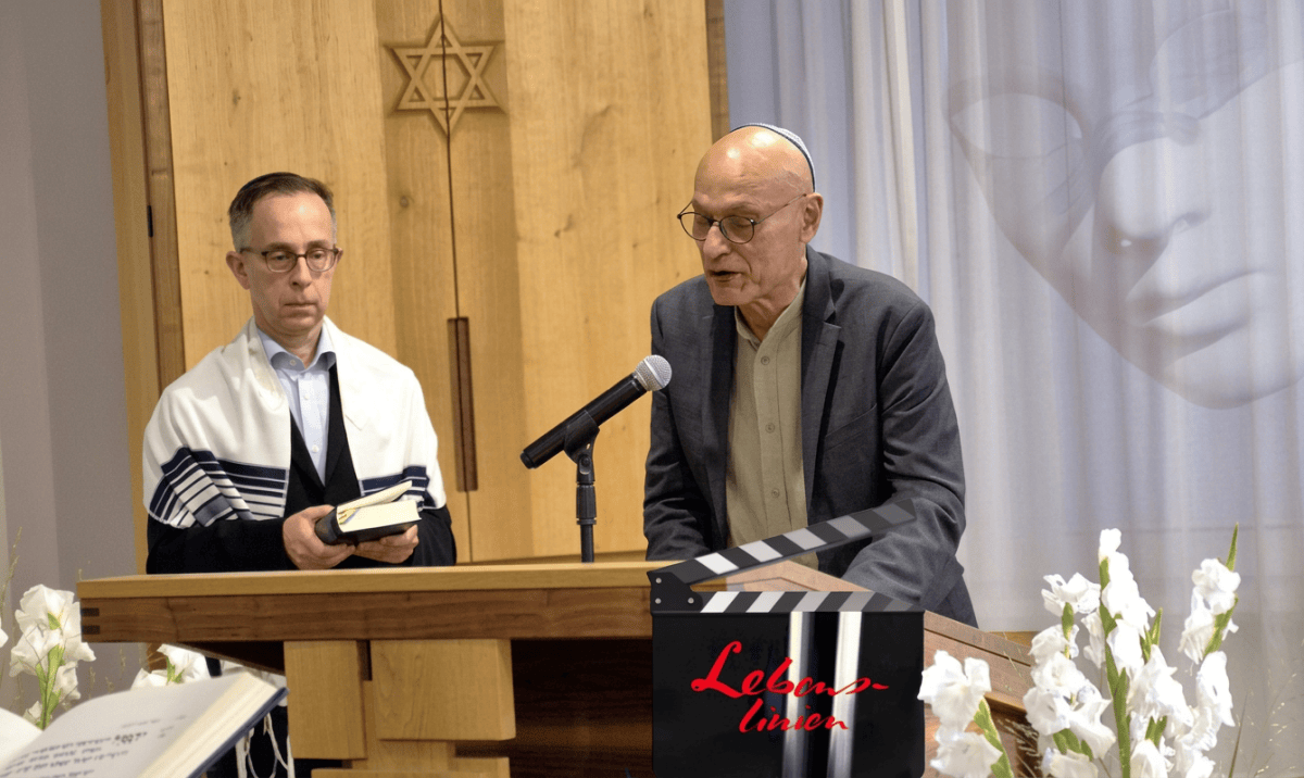 Ein Abend spiritueller Verbundenheit in der liberalen jüdischen Gemeinde Beth Shalom, begleitet von Dreharbeiten des BR zu einer Terry Schwartzberg gewidmeten Folge der „Lebenslinien“: Nachlese und allgemeine Betrachtungen zum jüdischen Leben in&nbsp;München